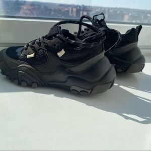 Kids Zara Multi-piece technical sneaker black